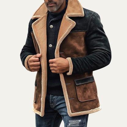 Rugged Leather Biker Jacket