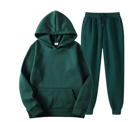 Sporty 2-Piece Hoodie Sweat Suit