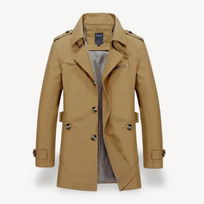 Elegant Waterproof Long Trench Coat