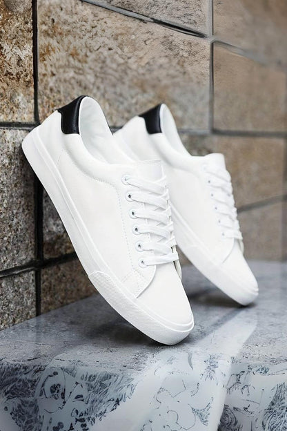 Men's Casual Canvas Lace-Up Sneakers