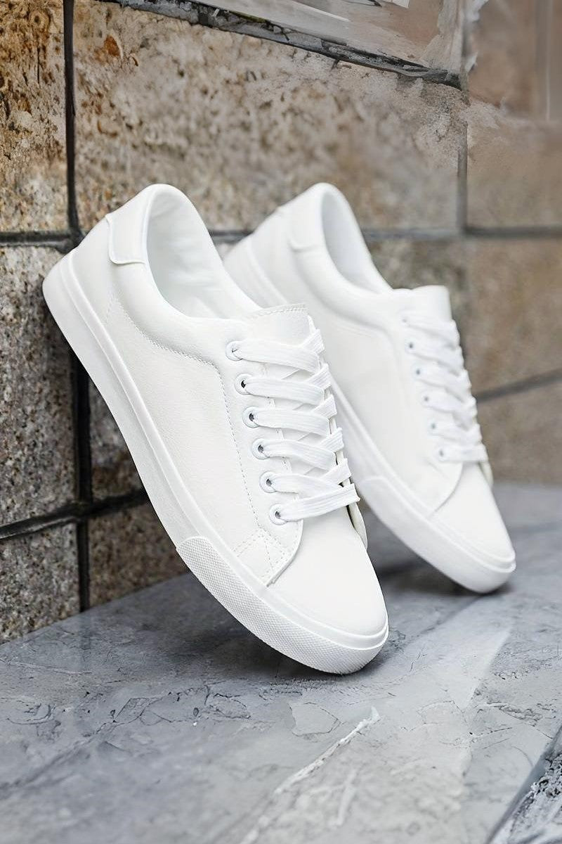 Men's Casual Canvas Lace-Up Sneakers