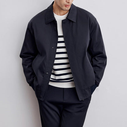 Men's Lightweight Rain Bomber Coat - OutfitLondon