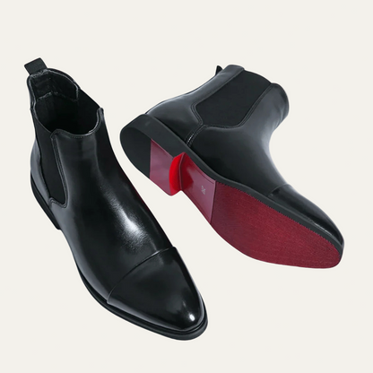 Stylish Men's Leather Ankle Boots
