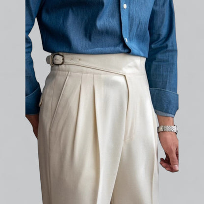 Classic Fit Slim Italian Trousers