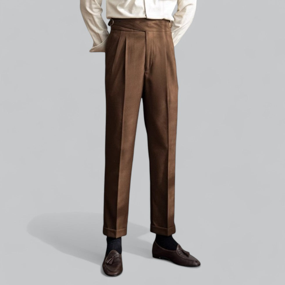 Classic Fit Slim Italian Trousers