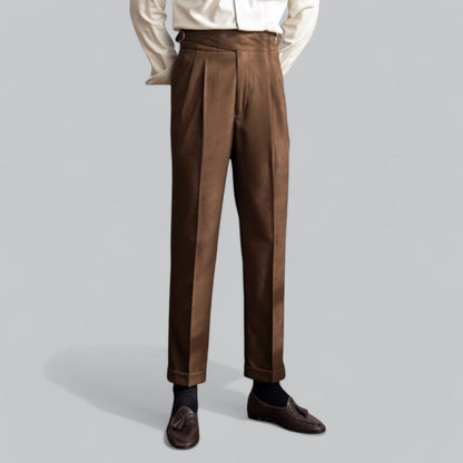 Classic Fit Slim Italian Trousers