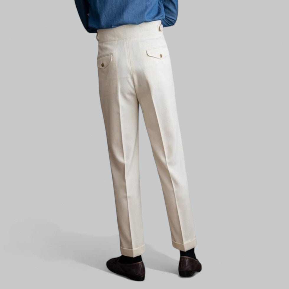 Classic Fit Slim Italian Trousers