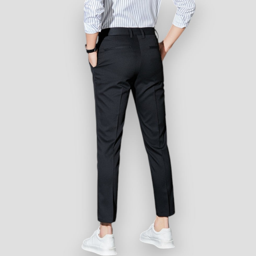 Men's Slim Fit Elastic Chino Casual Pants