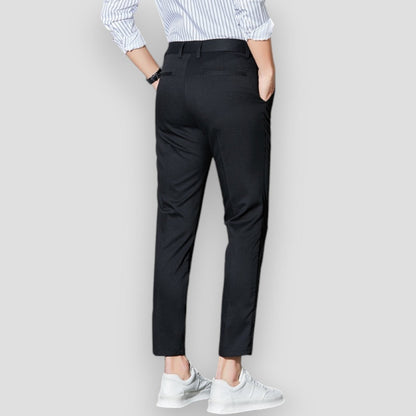 Men's Slim Fit Elastic Chino Casual Pants