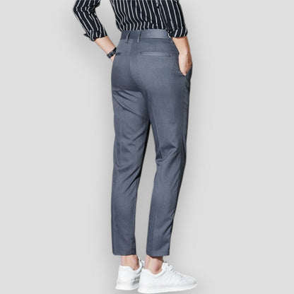 Men's Slim Fit Elastic Chino Casual Pants