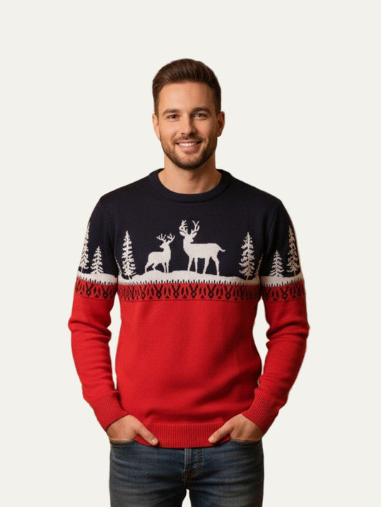Classic Crew Neck Christmas Sweater - OutfitLondon
