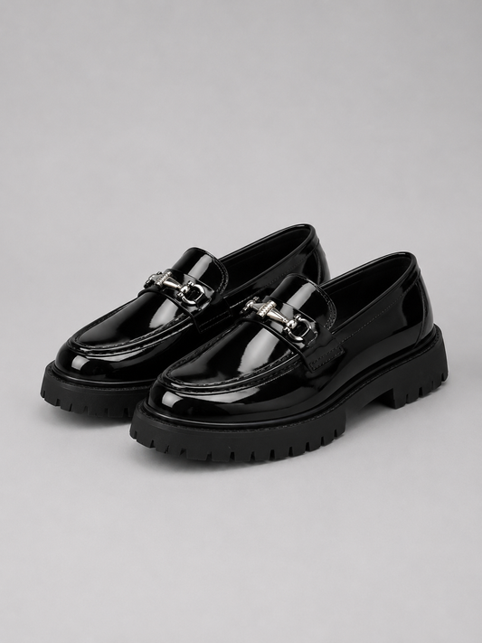 Men's Classic Leather Chunky Sole Loafers