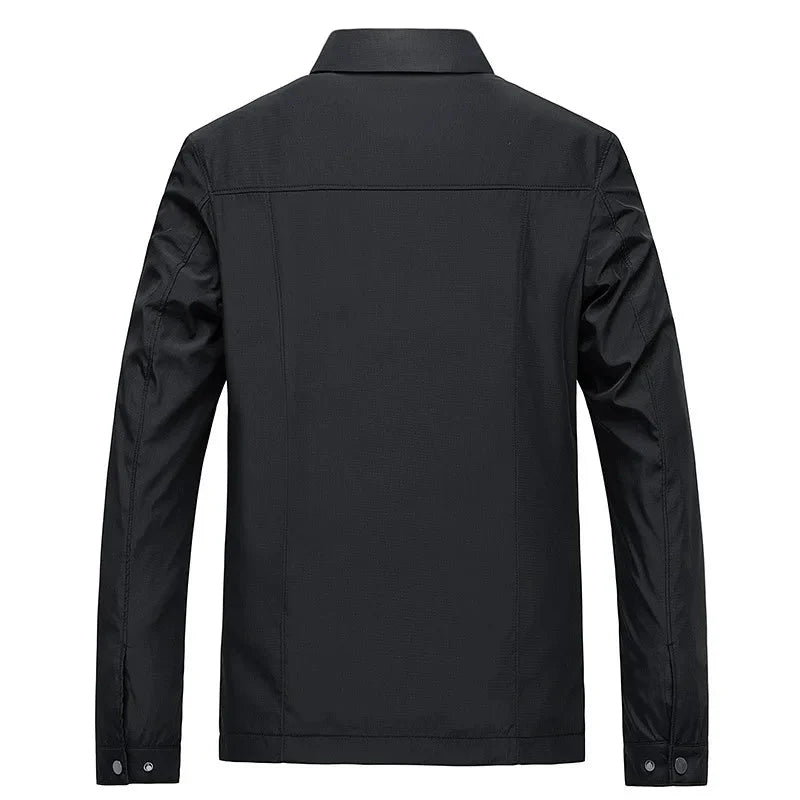 Slim Fit Checked Cotton Jacket