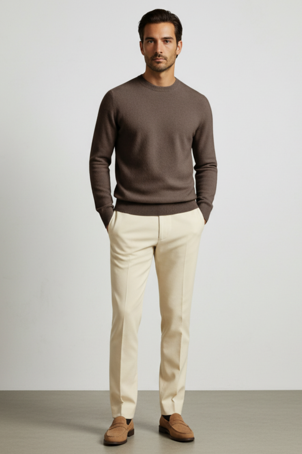 Men's Simple Pullover Sweater