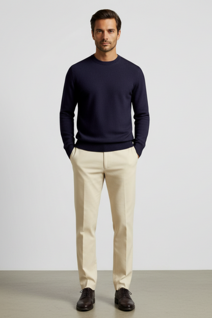 Men's Simple Pullover Sweater