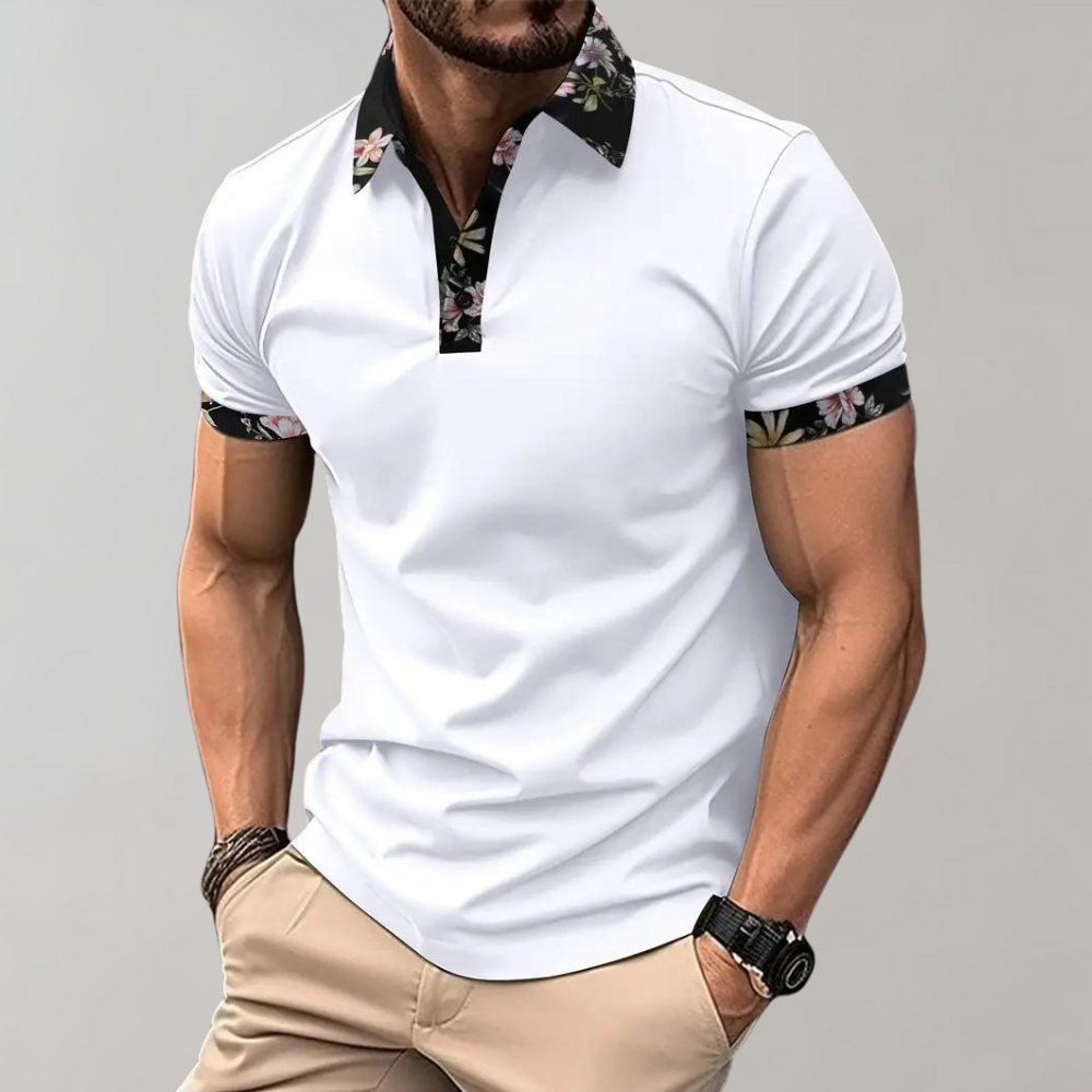 Comfortable Casual Mens Polo Shirt - OutfitLondon