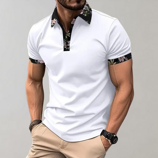 Comfortable Casual Mens Polo Shirt - OutfitLondon