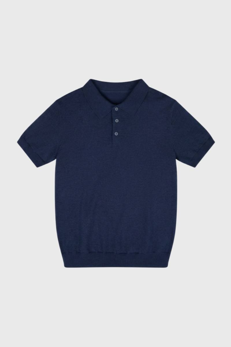 Men's Classic Cotton Polo Shirt with Button Closure