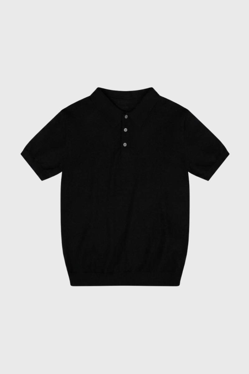 Men's Classic Cotton Polo Shirt with Button Closure