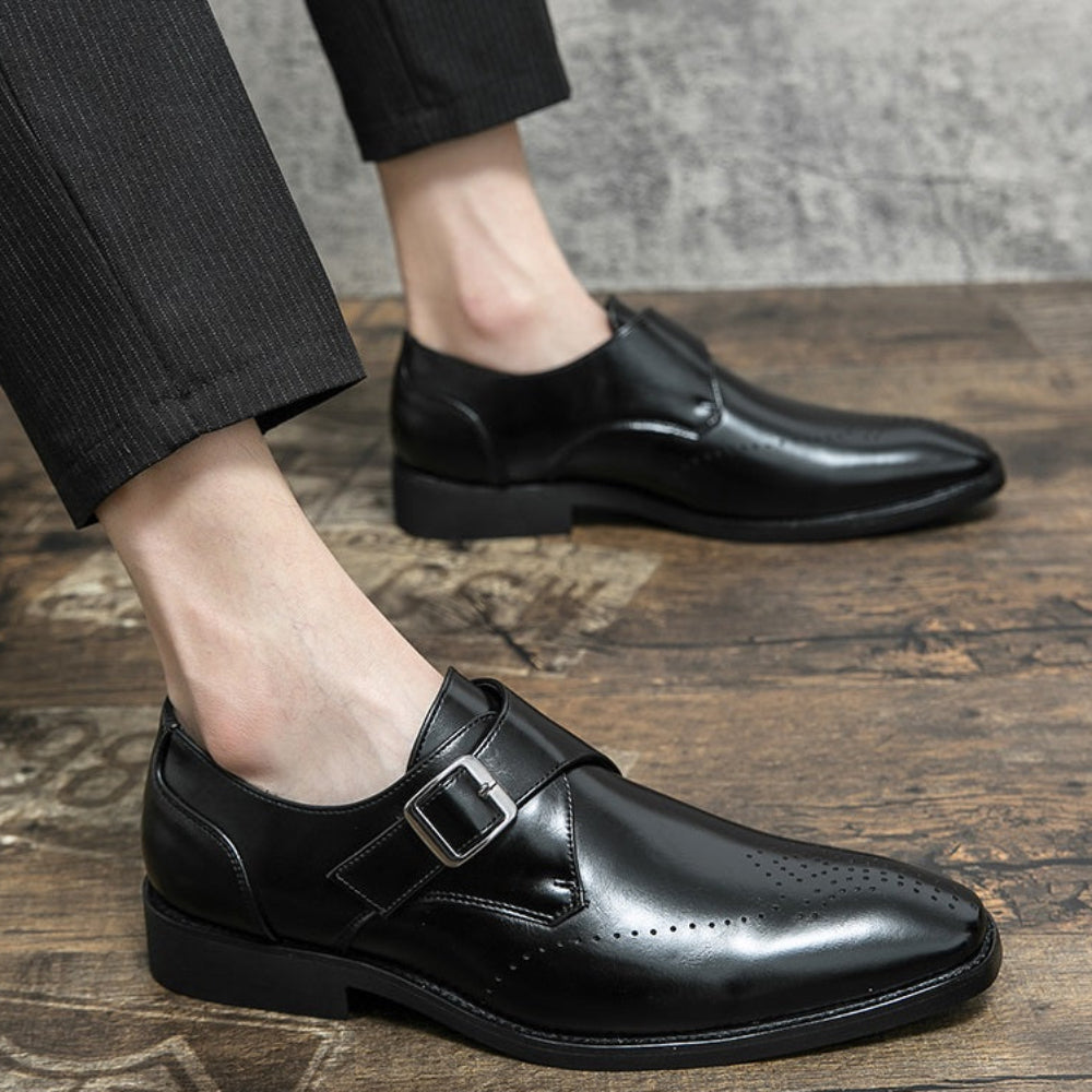 Authentic Brown Leather Formal Shoes - OutfitLondon