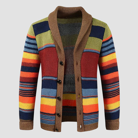 Traditional Crew Neck Men's Cable Sweater - OutfitLondon