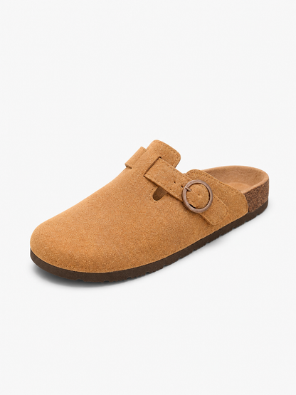 Men's Casual Suede Look Slip-On Clogs