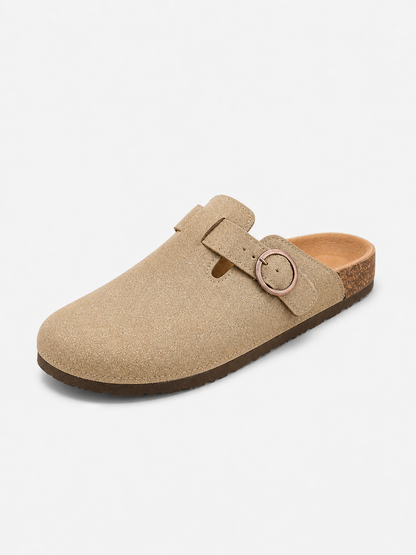 Men's Casual Suede Look Slip-On Clogs