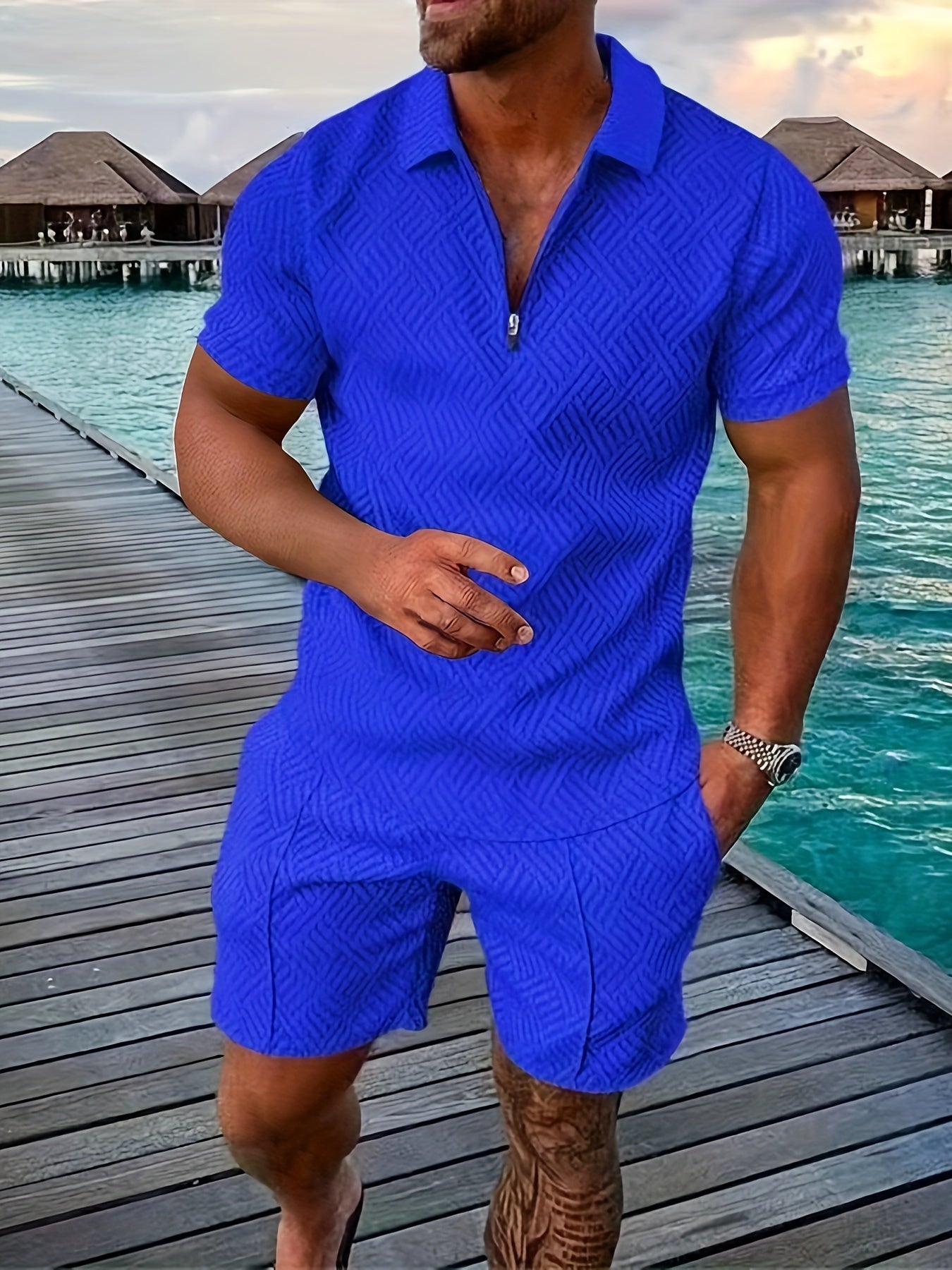 Trendy Casual Zip Up Shorts - OutfitLondon