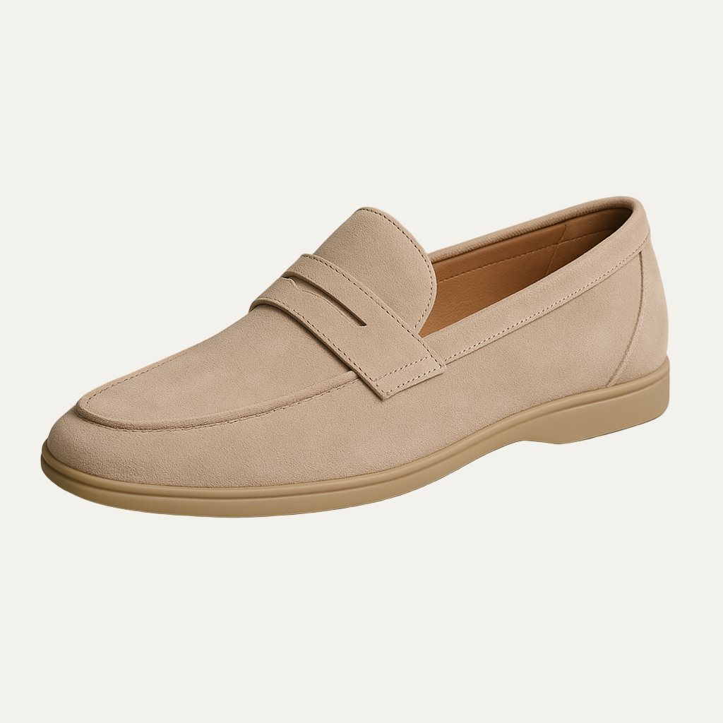 Men's Classic Leather Slip On Loafer