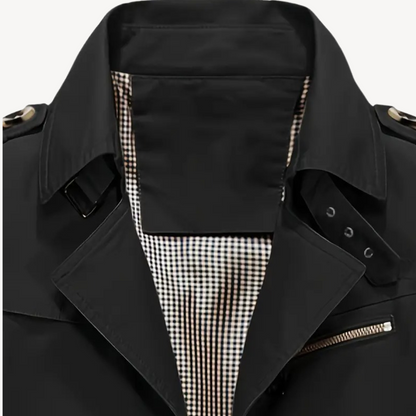 Timeless Waterproof Trench Coat for Men
