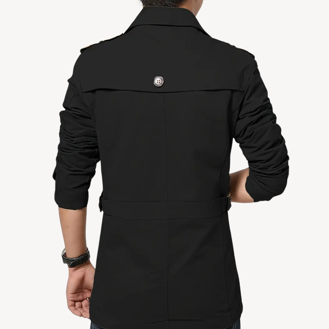 Timeless Waterproof Trench Coat for Men