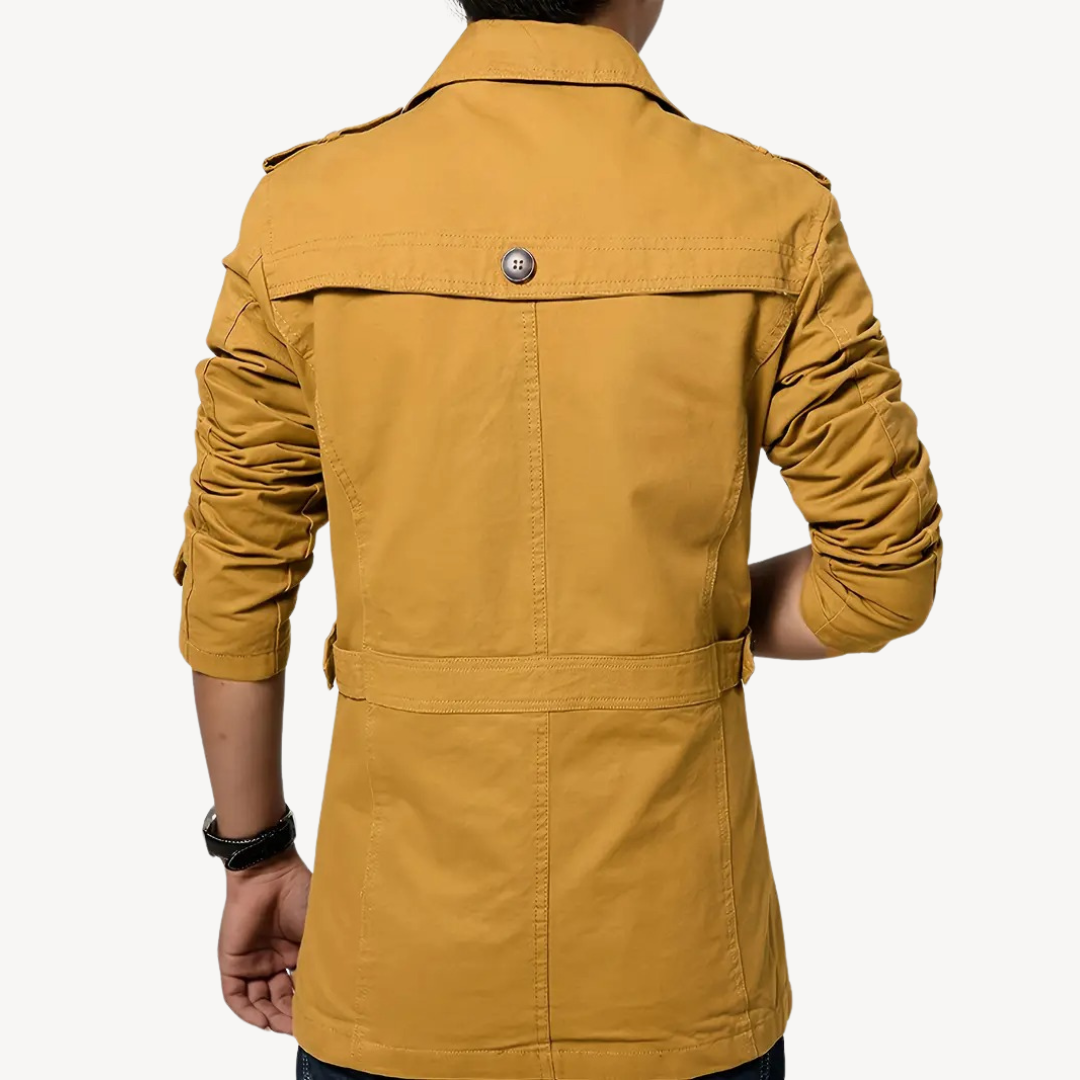Timeless Waterproof Trench Coat for Men