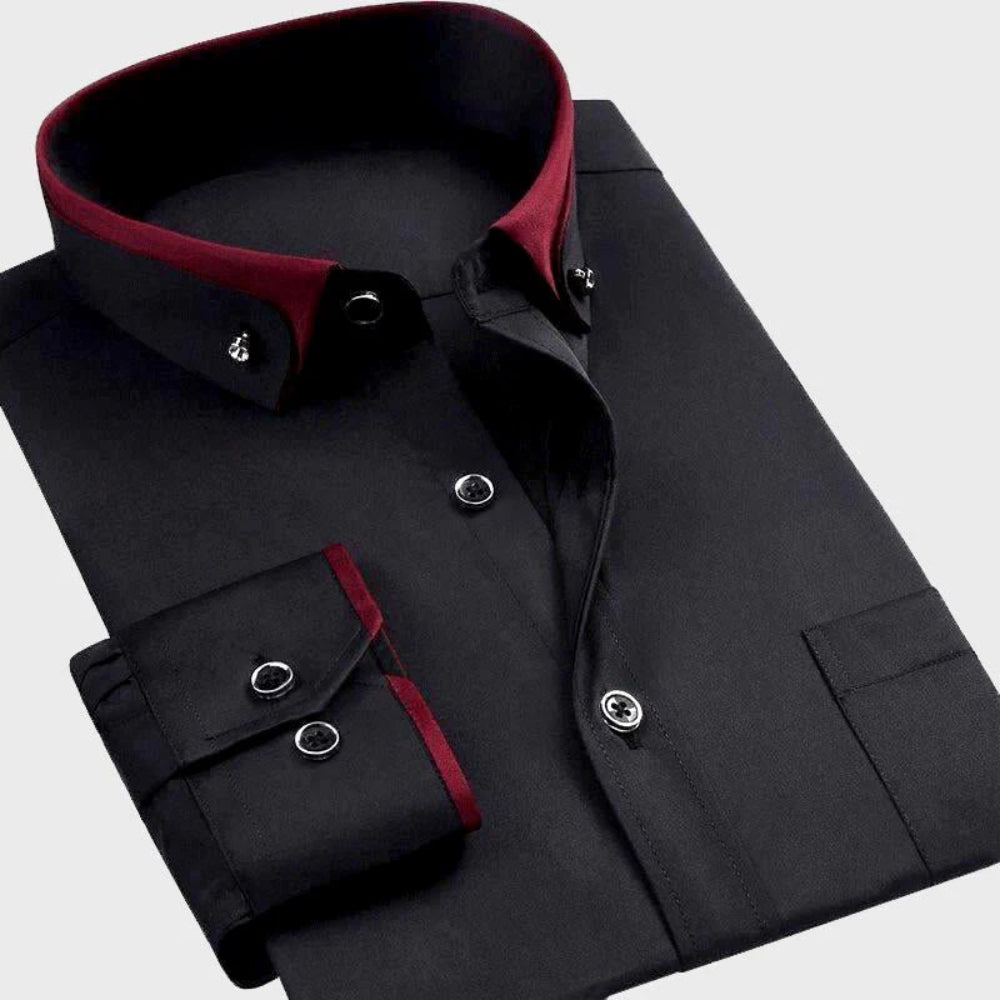 Relaxed Fit Casual Men's Button Shirt - OutfitLondon