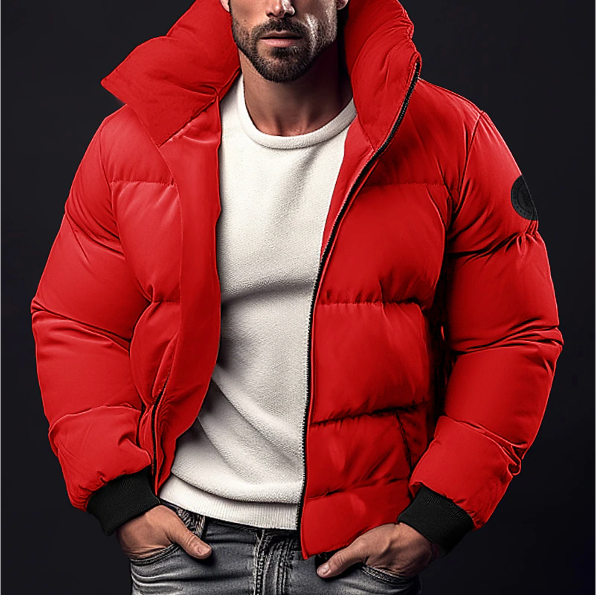 Insulated Water Resistant Mens Coat Jacket - OutfitLondon