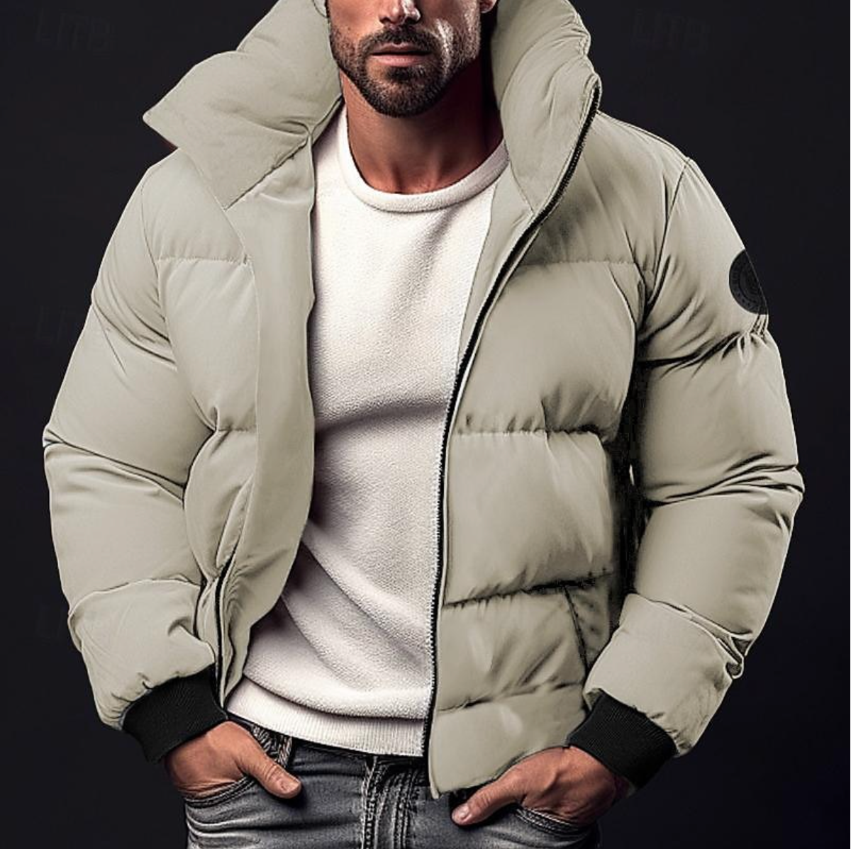 Insulated Water Resistant Mens Coat Jacket