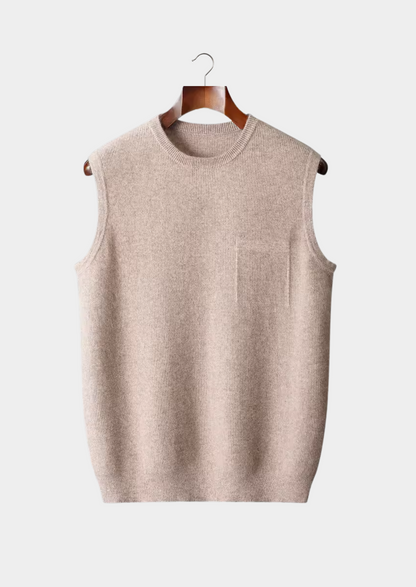 Classic Fit Mens Knit Vest Sweater