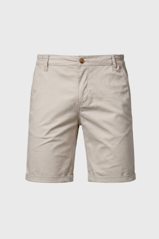 Men's Casual Cotton Fitted Bermuda Shorts