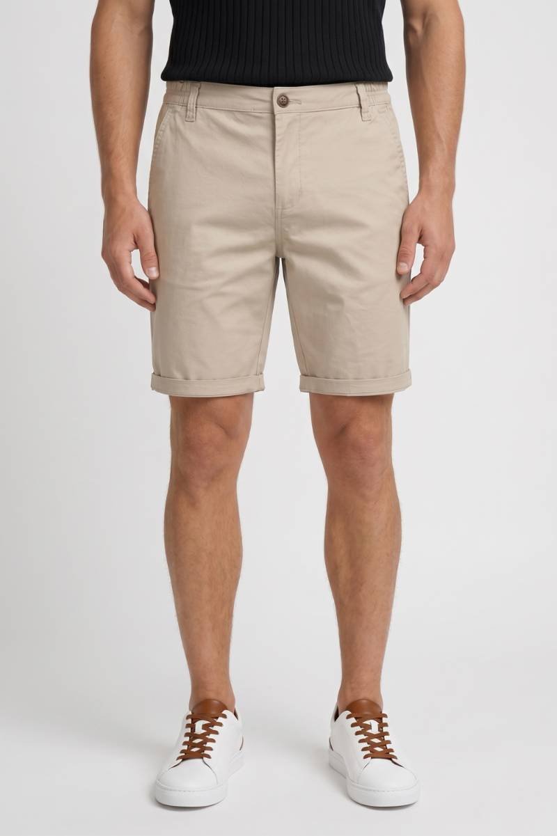 Men's Casual Cotton Fitted Bermuda Shorts