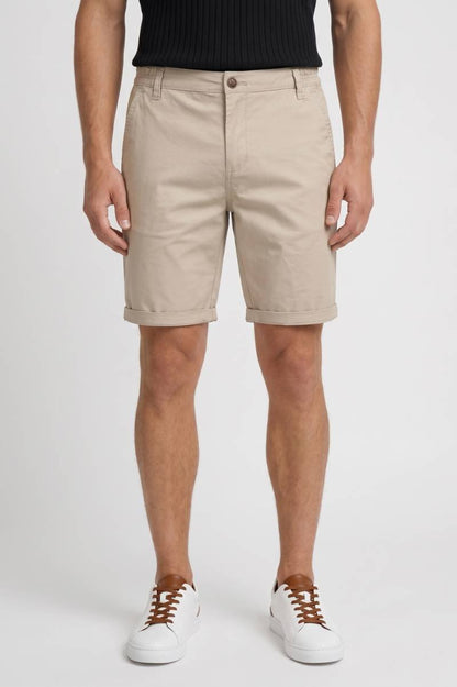 Men's Casual Cotton Fitted Bermuda Shorts