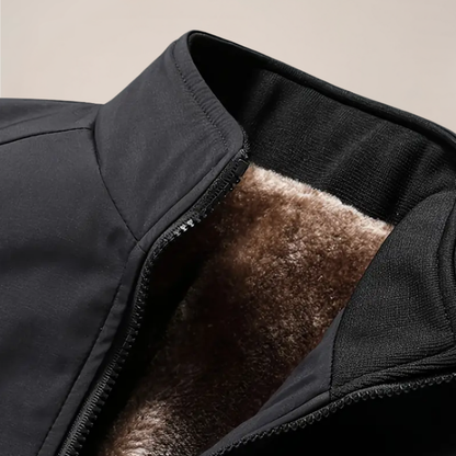 Relaxed Fit Zip Up Bomber Jacket
