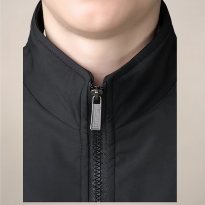 Relaxed Fit Zip Up Bomber Jacket