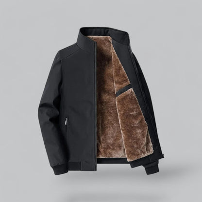Warm Faux Fur Hooded Bomber Jacket - OutfitLondon