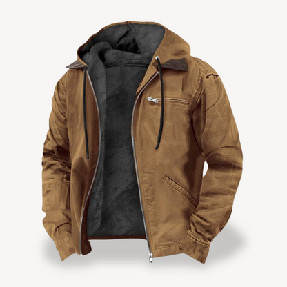Rugged Vintage Canvas Work Jacket