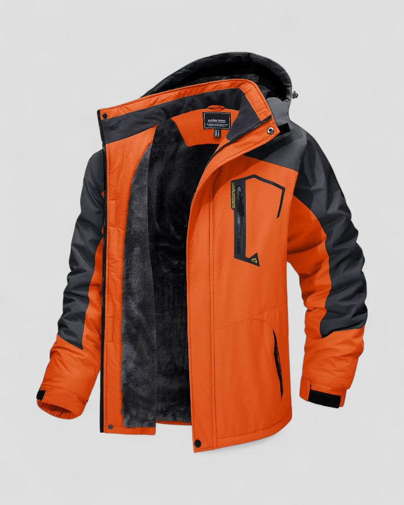 Warm Insulated Men's Winter Parka Coat