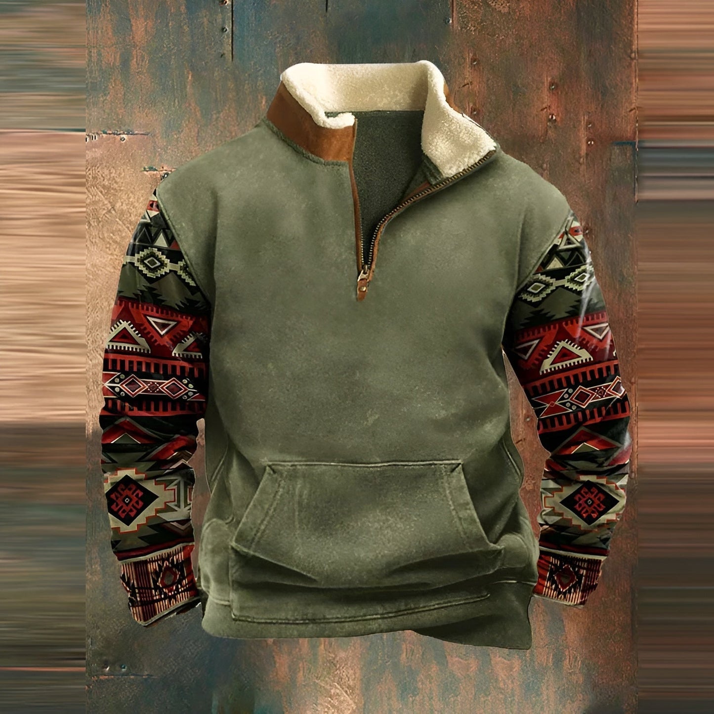 Cozy Lightweight Men's Fleece Sweatshirt Jacket - OutfitLondon