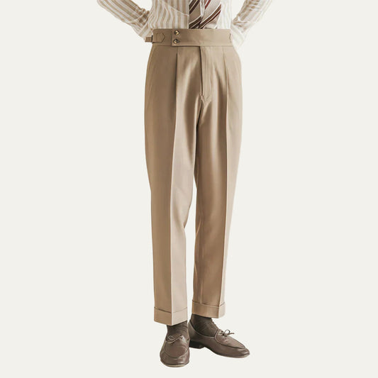 Slim Fit Formal Men's Pants - OutfitLondon
