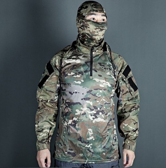 Mens Camo Combat Jacket - OutfitLondon