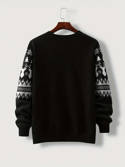 Classic Winter Holiday Crew Sweater