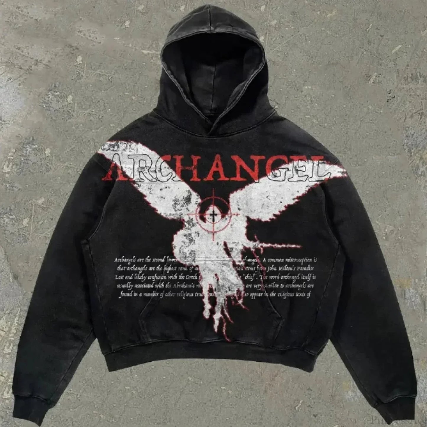 Trendy Printed Hoodie Sweatshirt