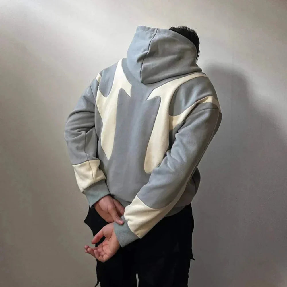 Relaxed Fit Men's Graphic Hoodie Cotton Sweater - OutfitLondon